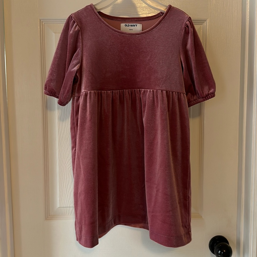 Soft Mauve Short Sleeve Dress Sz S (6/7)